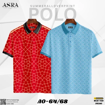 Asra Premium Polo – (2 pcs Combo) AO-64/68