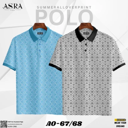 Asra Premium Polo – (2 pcs Combo) AO-67/68